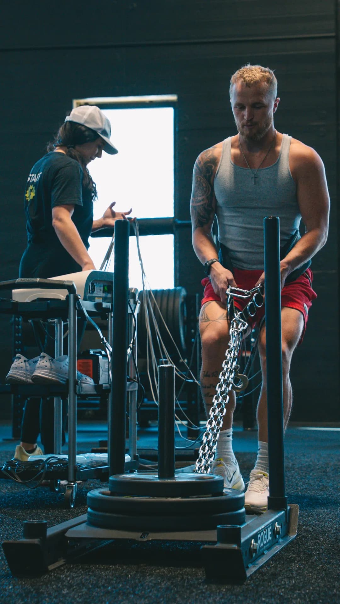 Dr. Shaylene Ward providing sports injury rehabilitation training in her Bluffdale Utah clinic