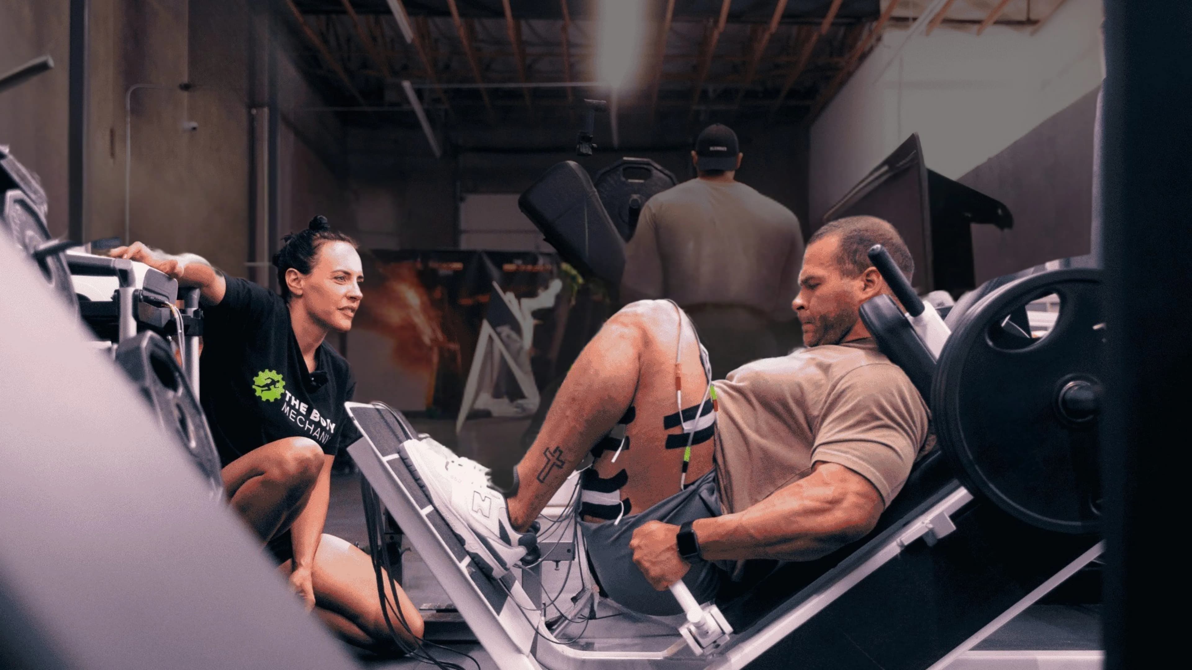Dr. Shaylene Ward providing sports injury rehabilitation training in her Bluffdale Utah clinic